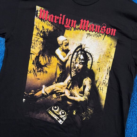 Marilyn Manson Portrait of American Family Album Band Tee L - Picture 4 of 4